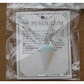 Gemstone opalite faceted pendulums